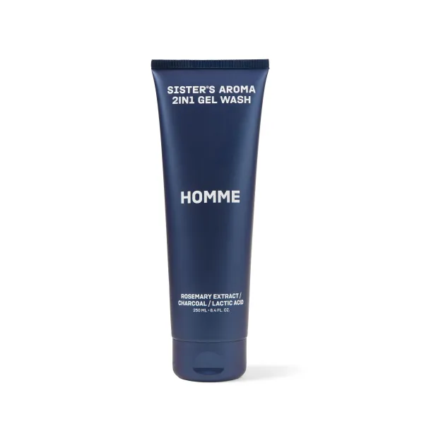 Sister's Aroma, Gel de duș și șampon 2 în 1, Homme, 250 ml