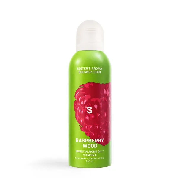 Sister's Aroma, Spumă de duș, Raspberry Wood, 200 ml