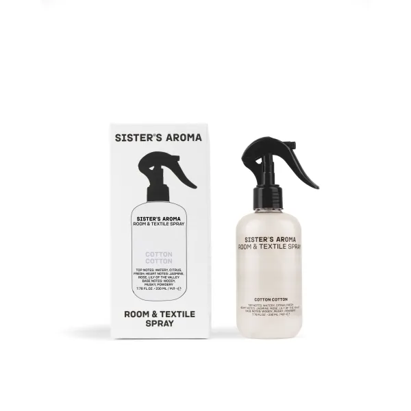 Sister's Aroma, Parfum textil, Cotton Cotton, 230 ml