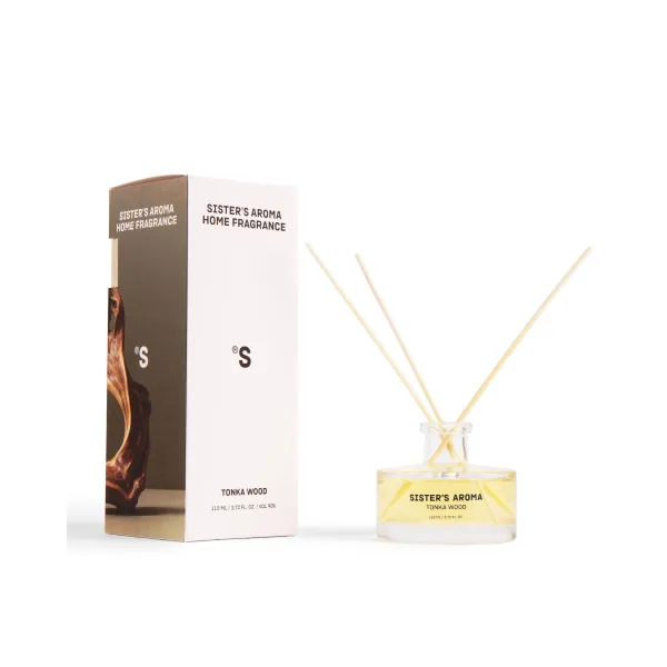 Sister's Aroma, Parfum de cameră, Tonka Wood, 110 ml
