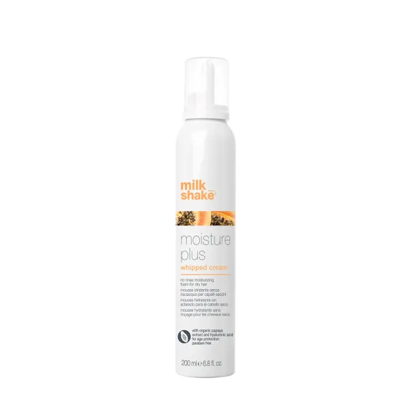 Spuma hidratanta pentru toate tipurile de par ( fara fixare ) cu acid hialuronic MOISTURE&MORE WHIPPED CREAM 200 ml