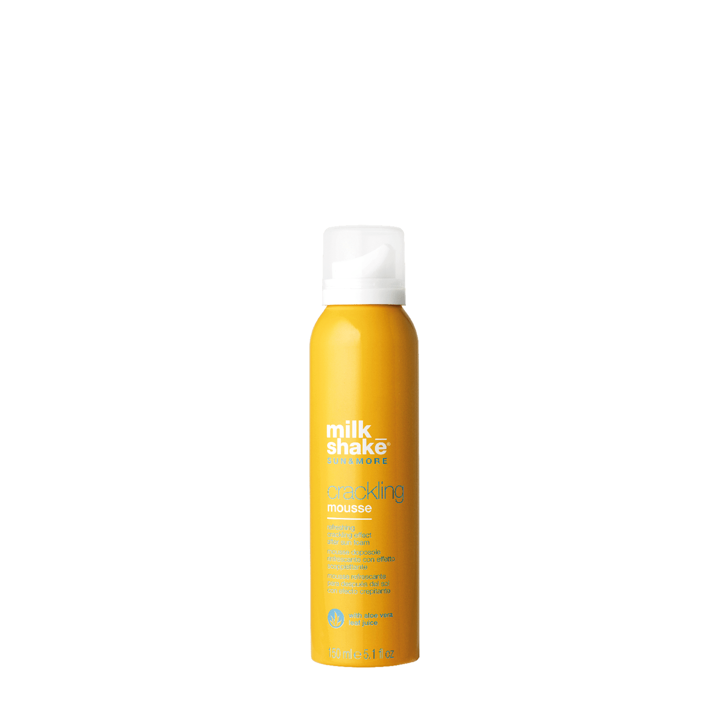 Milk Shake SUN&MORE CRACKLING MOUSSE - Spumă hidratantă după expunere la soare cu rol de regenerare a pielii