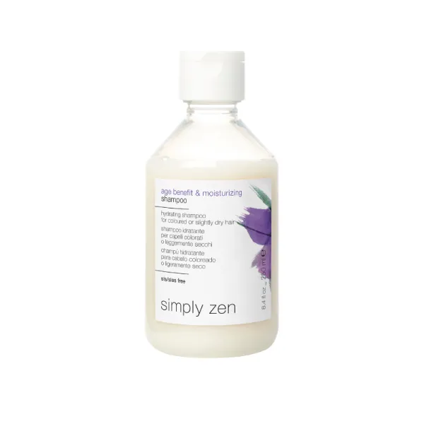 Simply Zen AGE BENEFIT& MOISTURIZING SHAMPO 250 ml -  Sampon hidratant pentru par vopsit