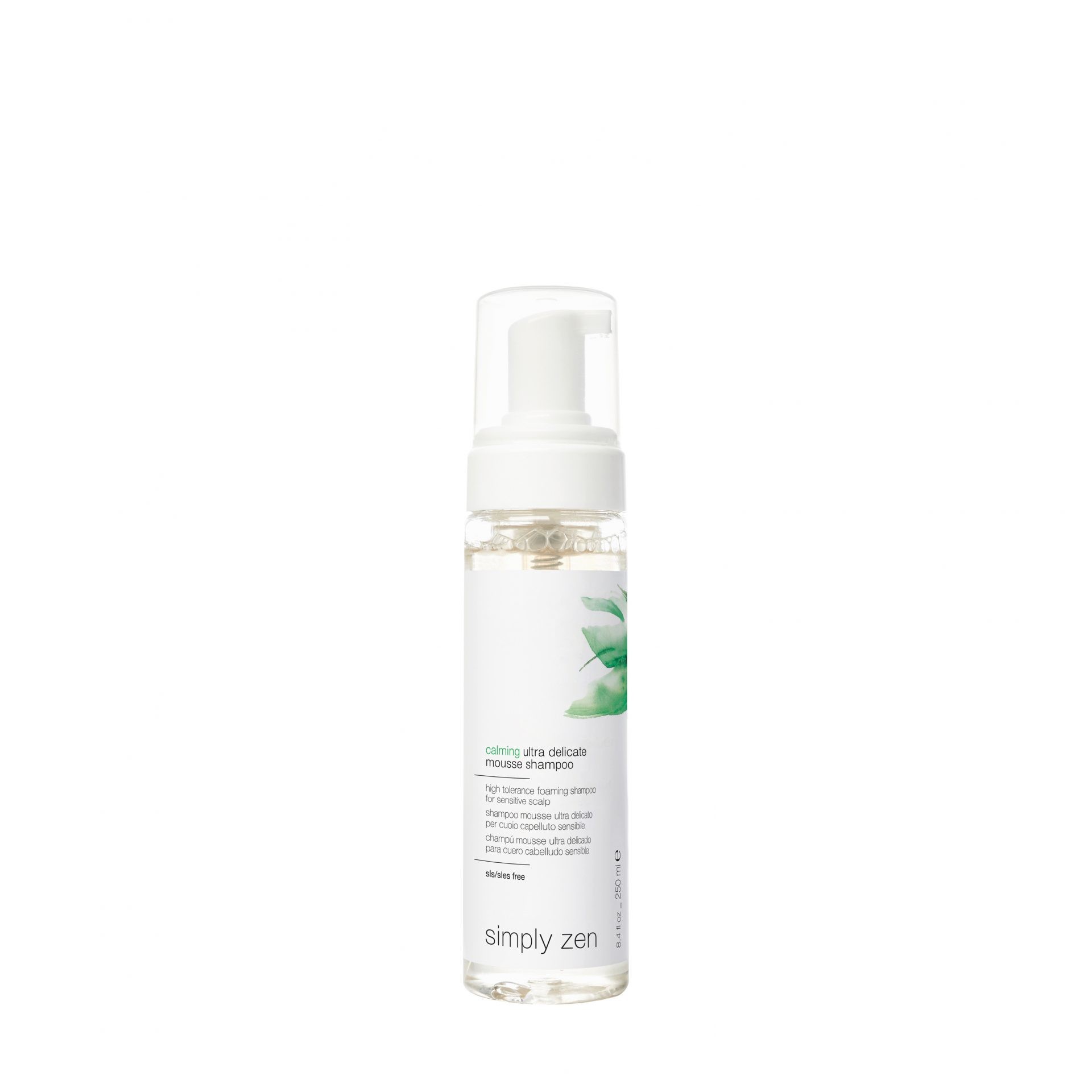Simply_Zen CALMING ULTRA DELICATE MOUSSE SH 200 ML - Șampon delicat sub formă de spumă cu efect calmant pentru pielea sensibilă