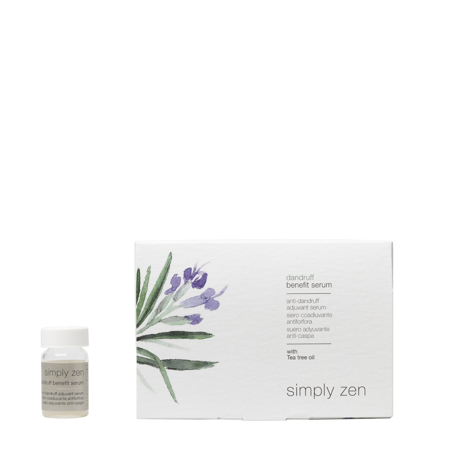 Simply_Zen DANDRUFF BENEFIT SERUM 12 FIALE 5 ML - Fiole tratament anti-deshuamare și/sau mătreață densă