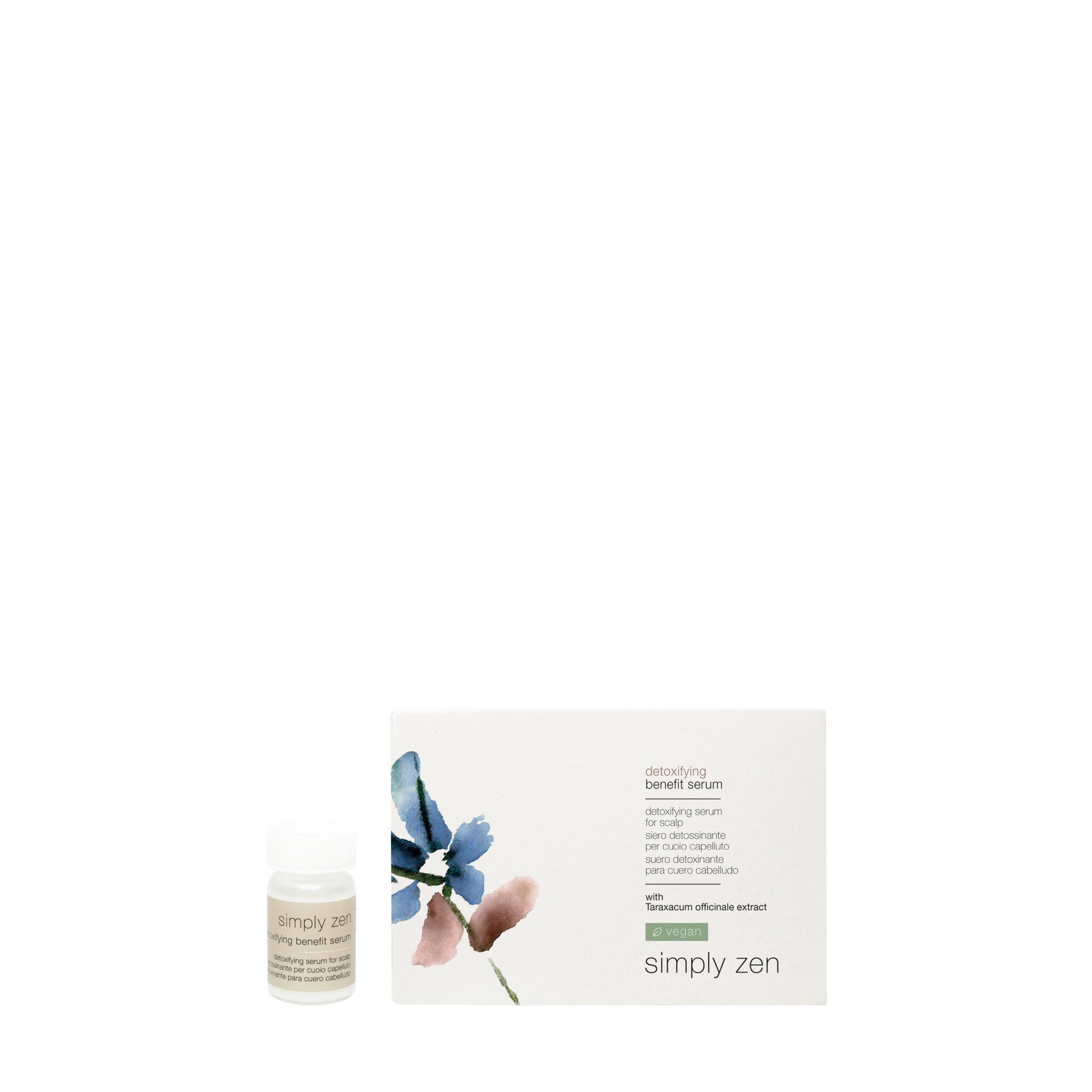 Simply_Zen DETOXIFYING BENEFIT SERUM 12 FIALE 5 ML - Fiole concentrare de scalp pentru detoxifiere