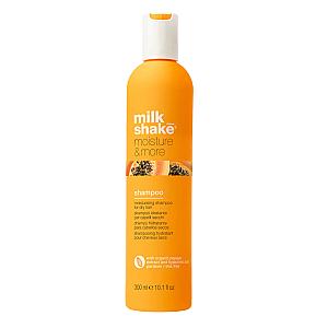 Milk Shake MOISTURE&MORE SHAMPOO 300 ml - Sampon pentru hidratare intensiva cu acid hialuronic și papaya
