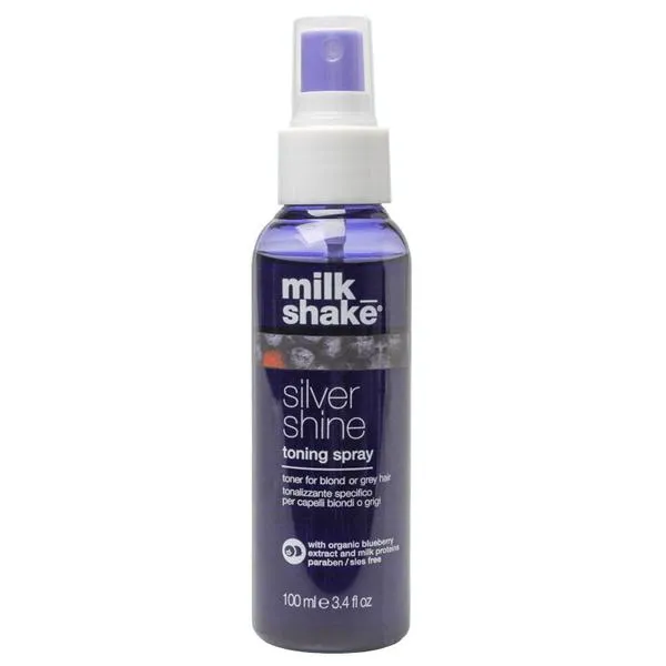 Spray nuantator cu neutralizare tonuri galbene pentru parul blond SILVER SHINE TONING SPRAY 100 ml