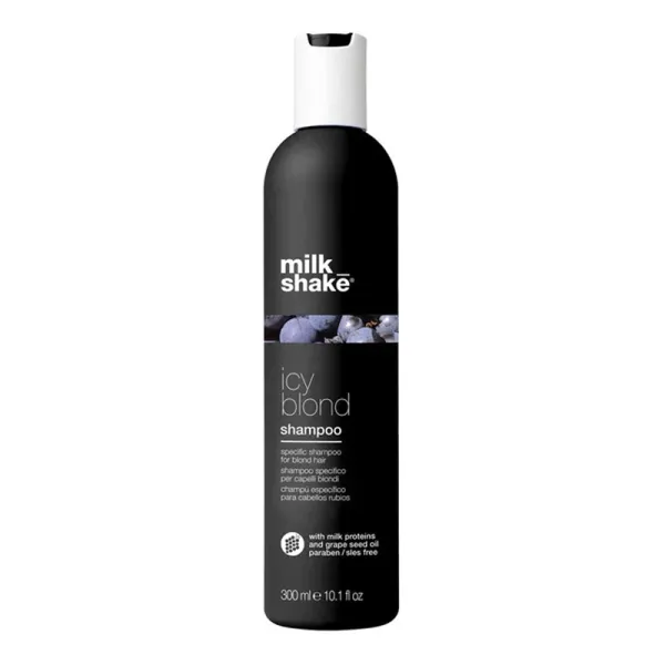 Milk Shake ICY BLOND SHAMPOO 300 ml - pentru par blond cu neutralizare nuante galbene