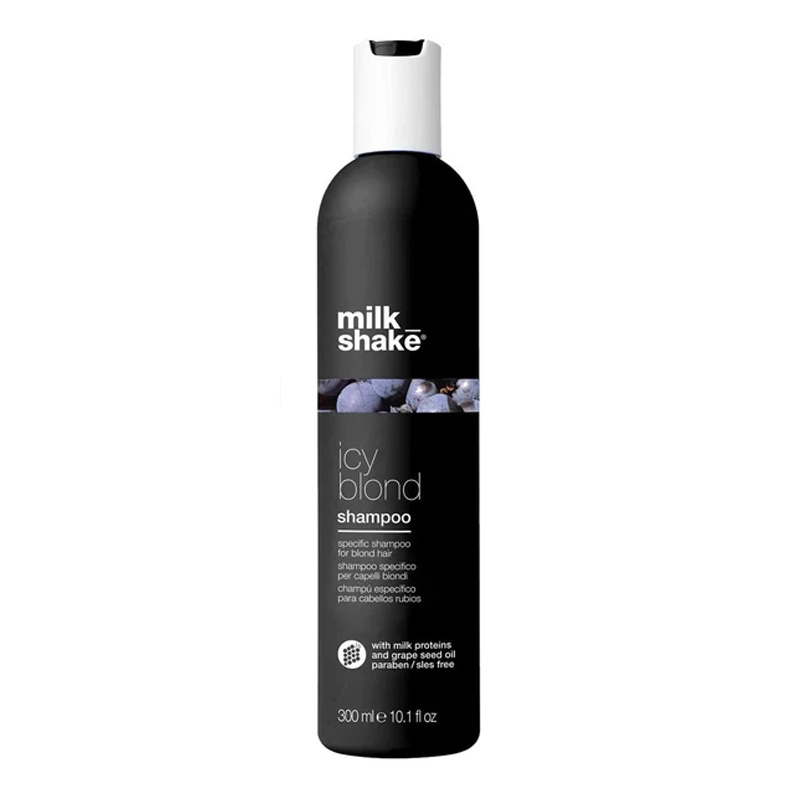 Milk Shake Șampon pentru păr blond cu neutralizare nuanțe galbene - ICY BLOND SHAMPOO 