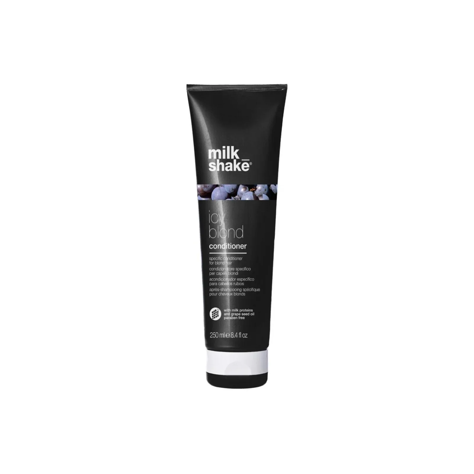 Milk Shake Balsam pentru păr blond, neutralizarea de tonuri galbene - ICY BLONDE CONDITIONER