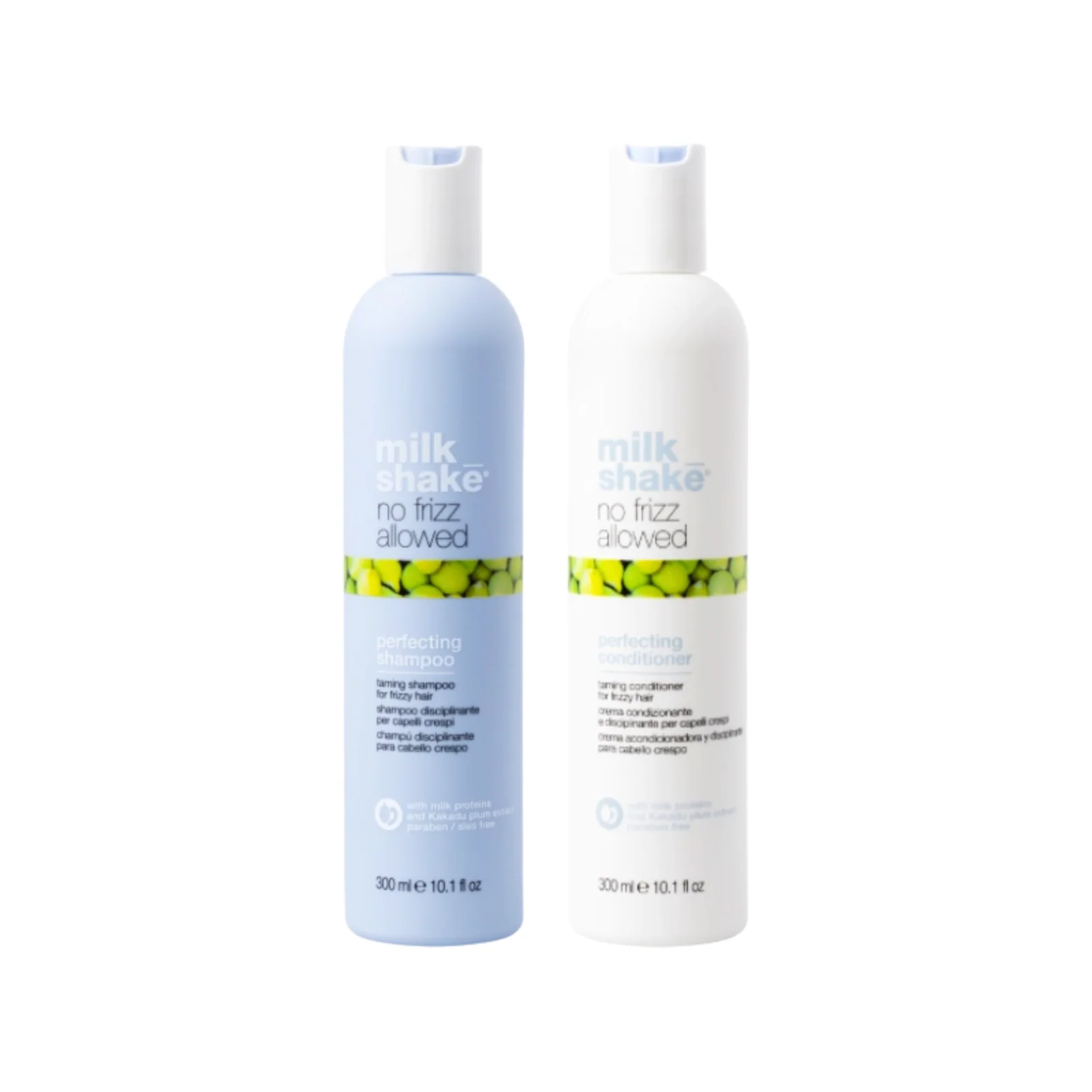 Pachet ingrijire si disciplinare par rebel | Milkshake No Frizz Allowed ( Sampon 300 ml, Balsam 300 ml)