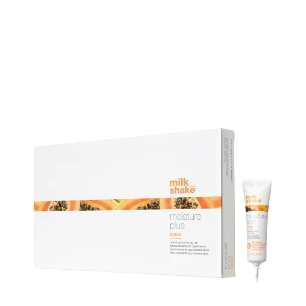 Lotiune hidratanta pentru par si lungimi uscate MOISTURE & MORE  - Fiole pentru hidratare intensiva cu acid hialuronic și papaya