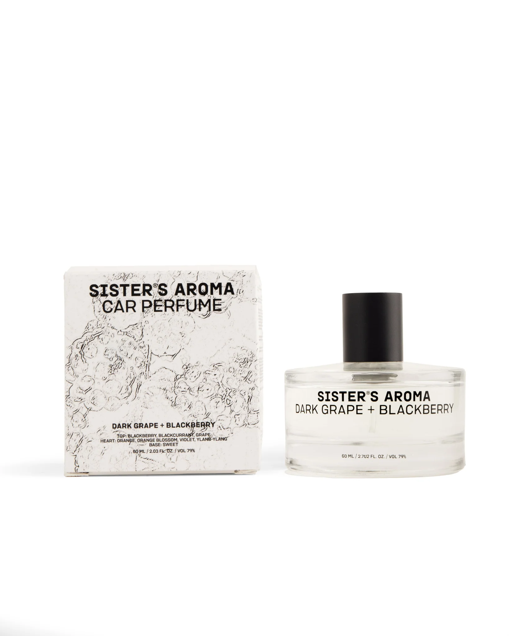 Sister's Aroma, Parfum de mașină | Struguri Roșii și Mure, 60ml
