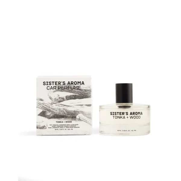 Sister's Aroma, Parfum de masina | Tonka si Note lemnoase, 60 ml