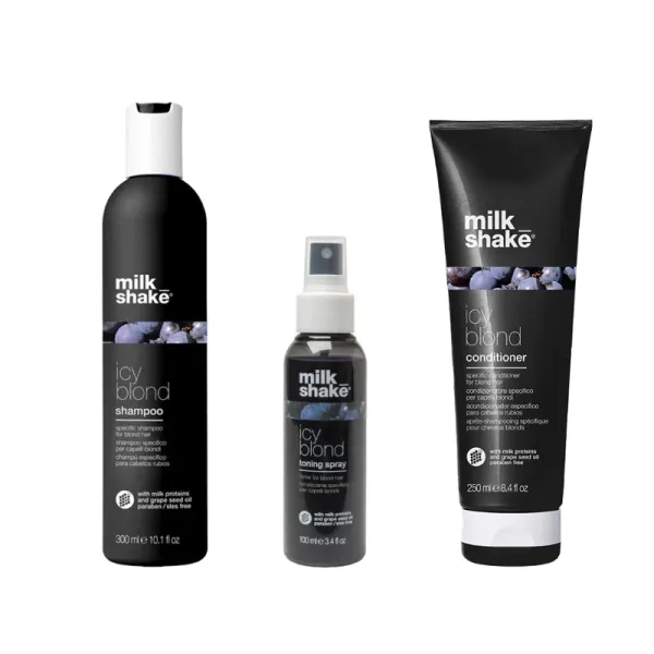 Pachet pentru parul BLOND - Icy blond Milk Shake