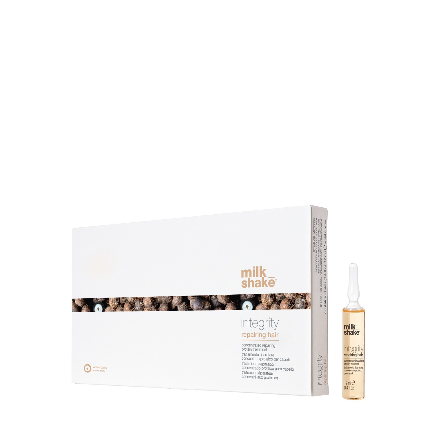 Milk Shake INTEGRITY REPAIRING HAIR LOTION 8 FIALE 12ML - Fiole tratament intens reparatoare pentru păr deteriorat