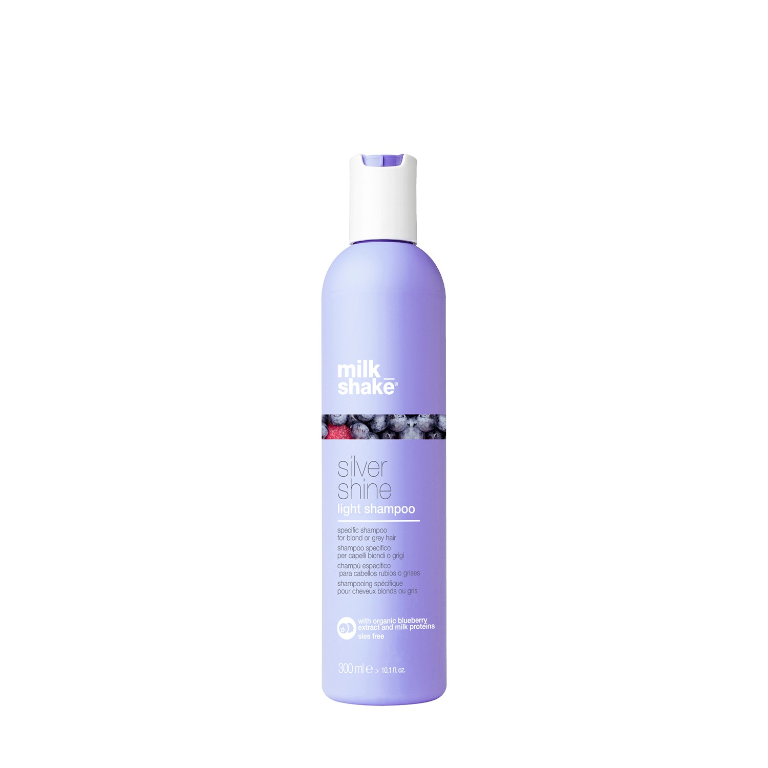 Milk Shake SILVER SHINE LIGHT SHAMPOO - Șampon pentru părul blond cu neutralizare tonuri galbele