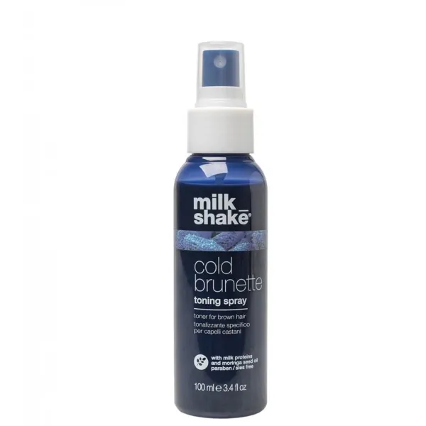 Spray COLD BRUNETTE TONING - nuantator cu neutralizare tonuri calde pentru parul brunet/castaniu